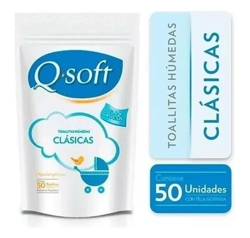 Q-SOFT TOALLITAS HUMEDAS CLASICAS
